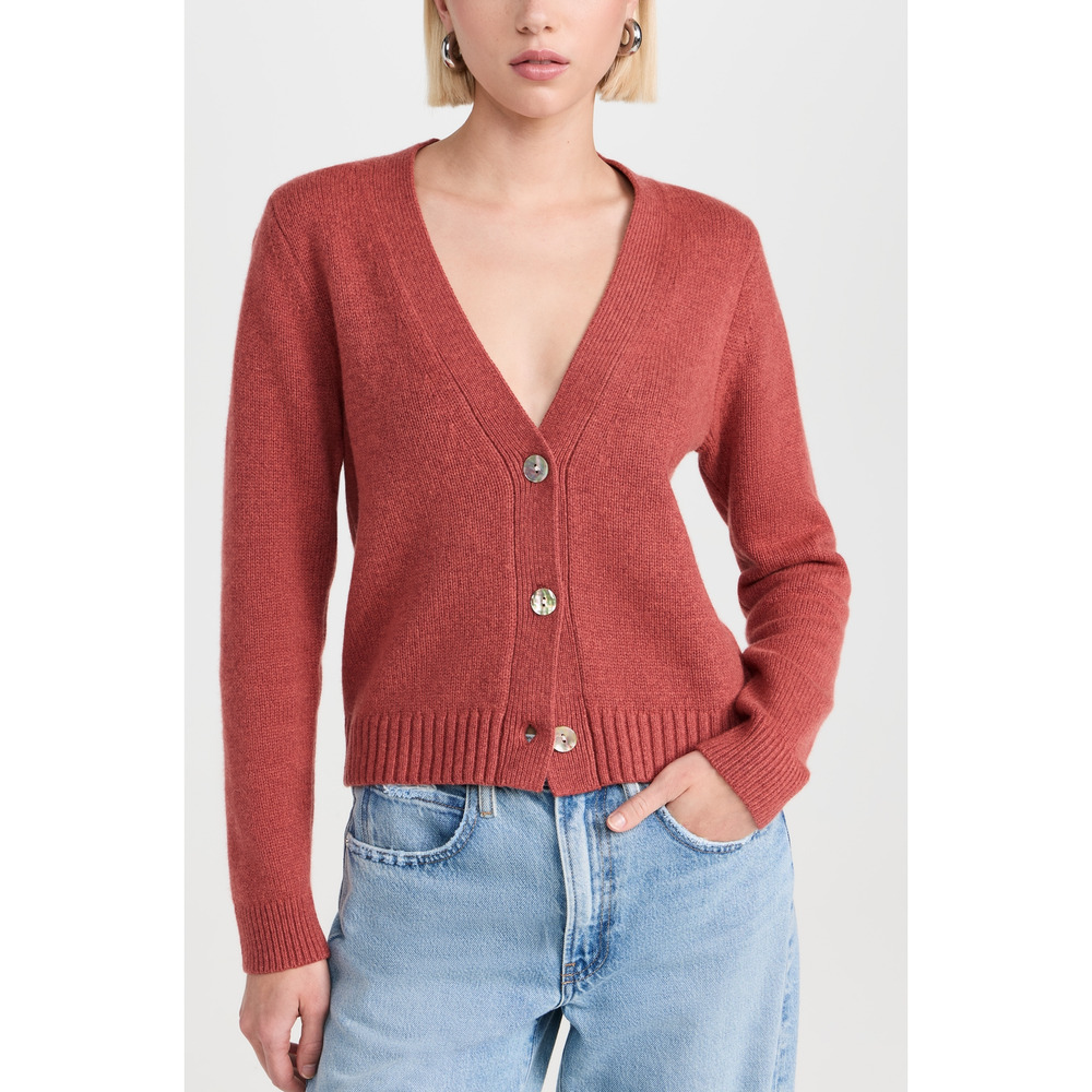 Shopbop 'Wyeth Harriet' Red V Neck Cardigan Size M